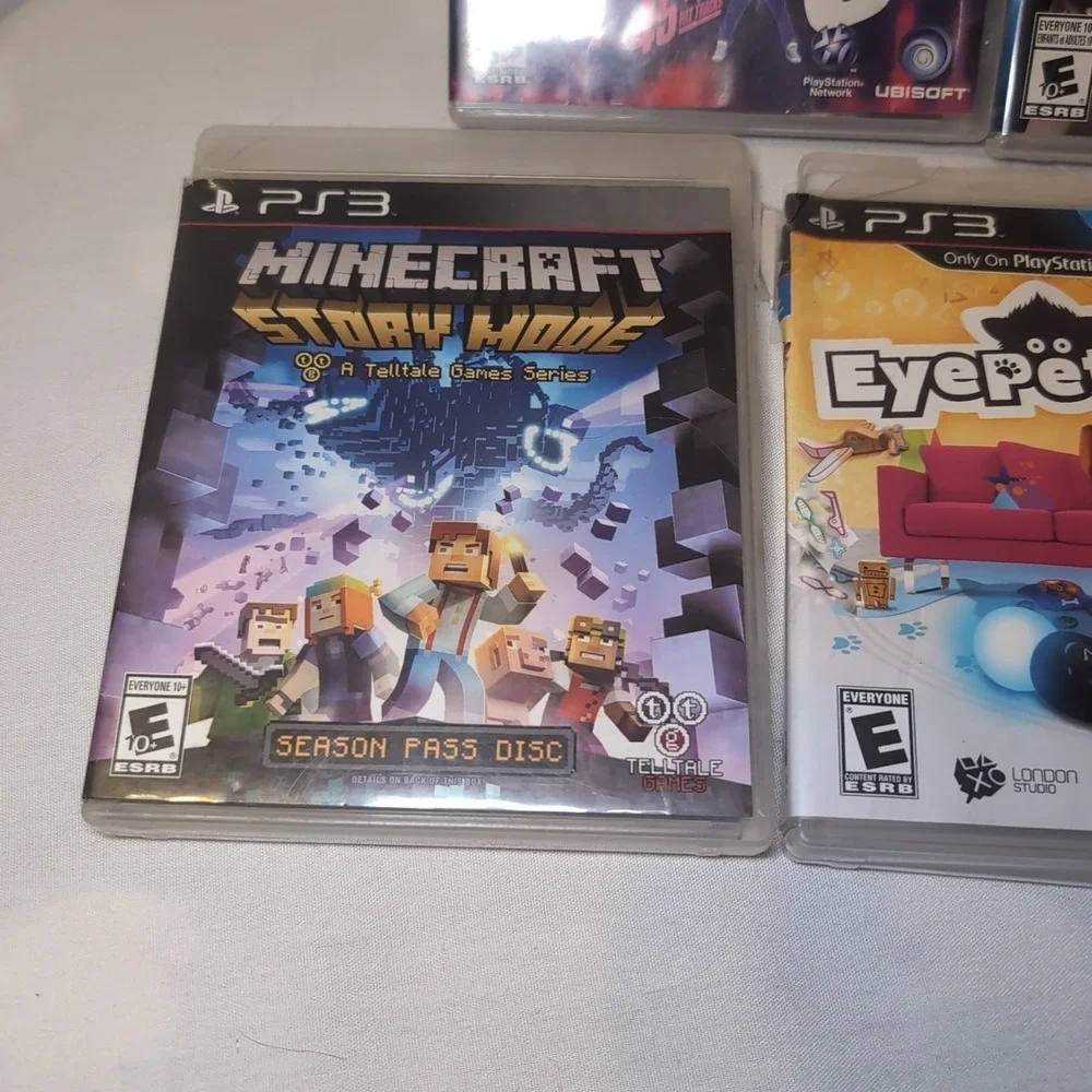 Just Dance 3, Lego Dimensions, Minecraft Season Pass, Eyepet, Band Hero Ps3 Kids